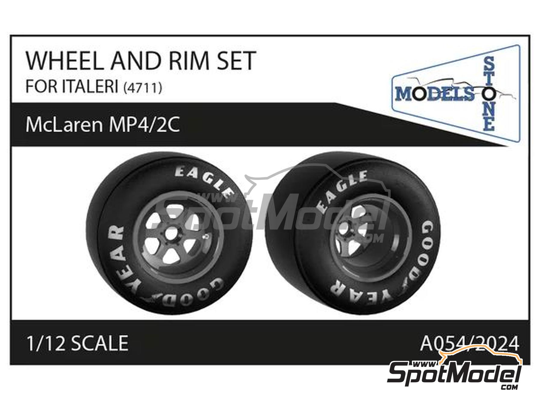 Stone Models A054/2024: Rims and tyres set 1/12 scale